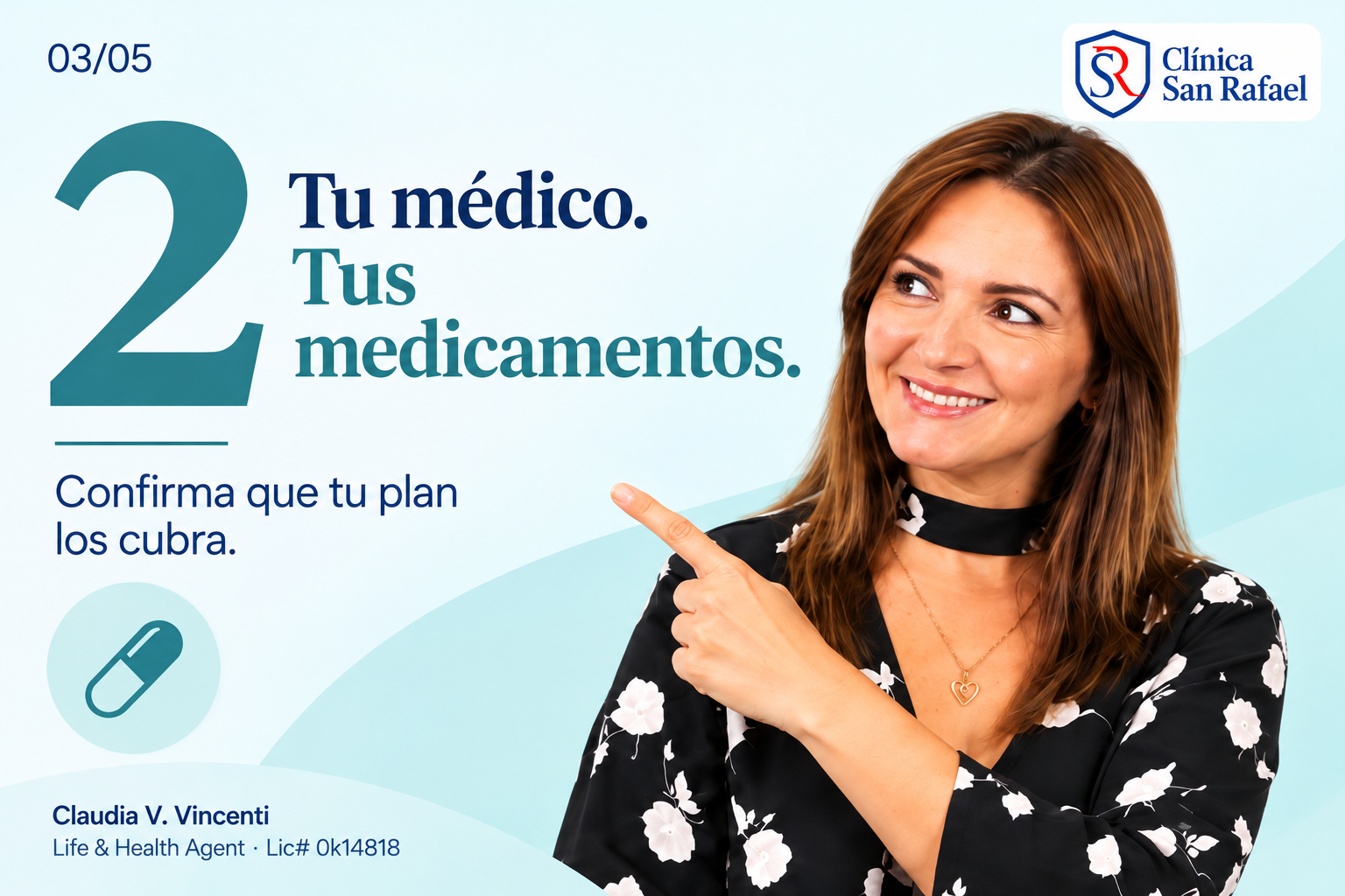 Claudia V. Vincenti · Tu médico. Tus medicamentos.